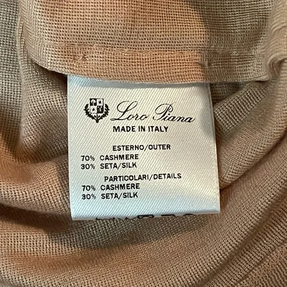 Loro Piana cashmere silk polo - Picture 3 of 4
